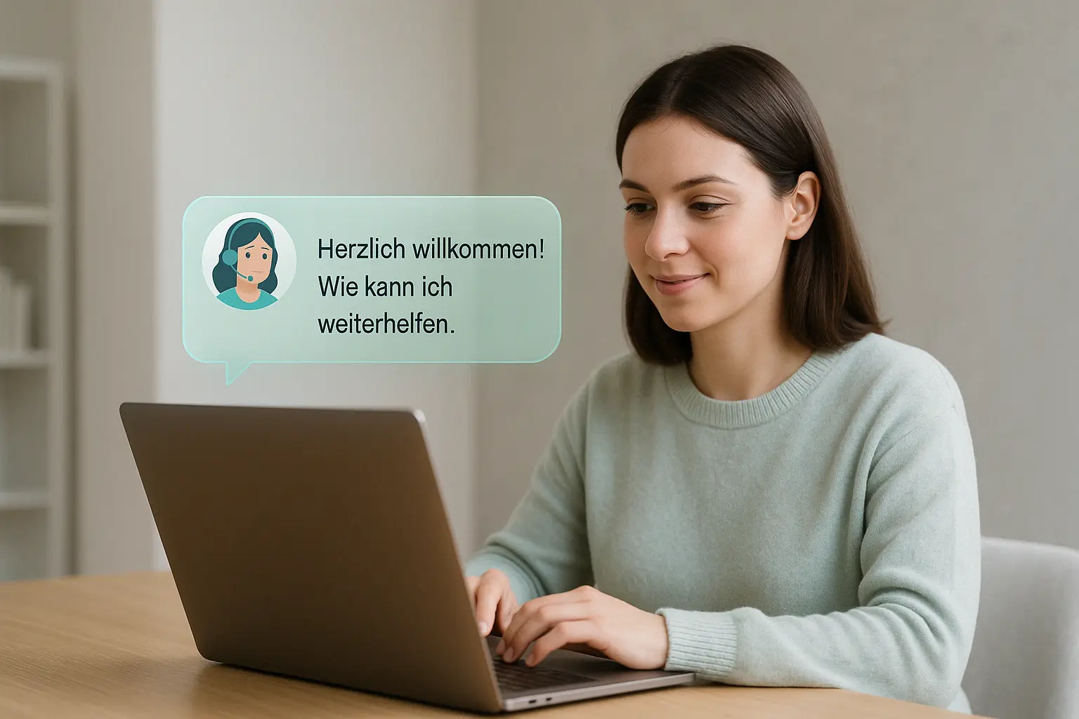 Smartwidget Chat Interface Demonstration